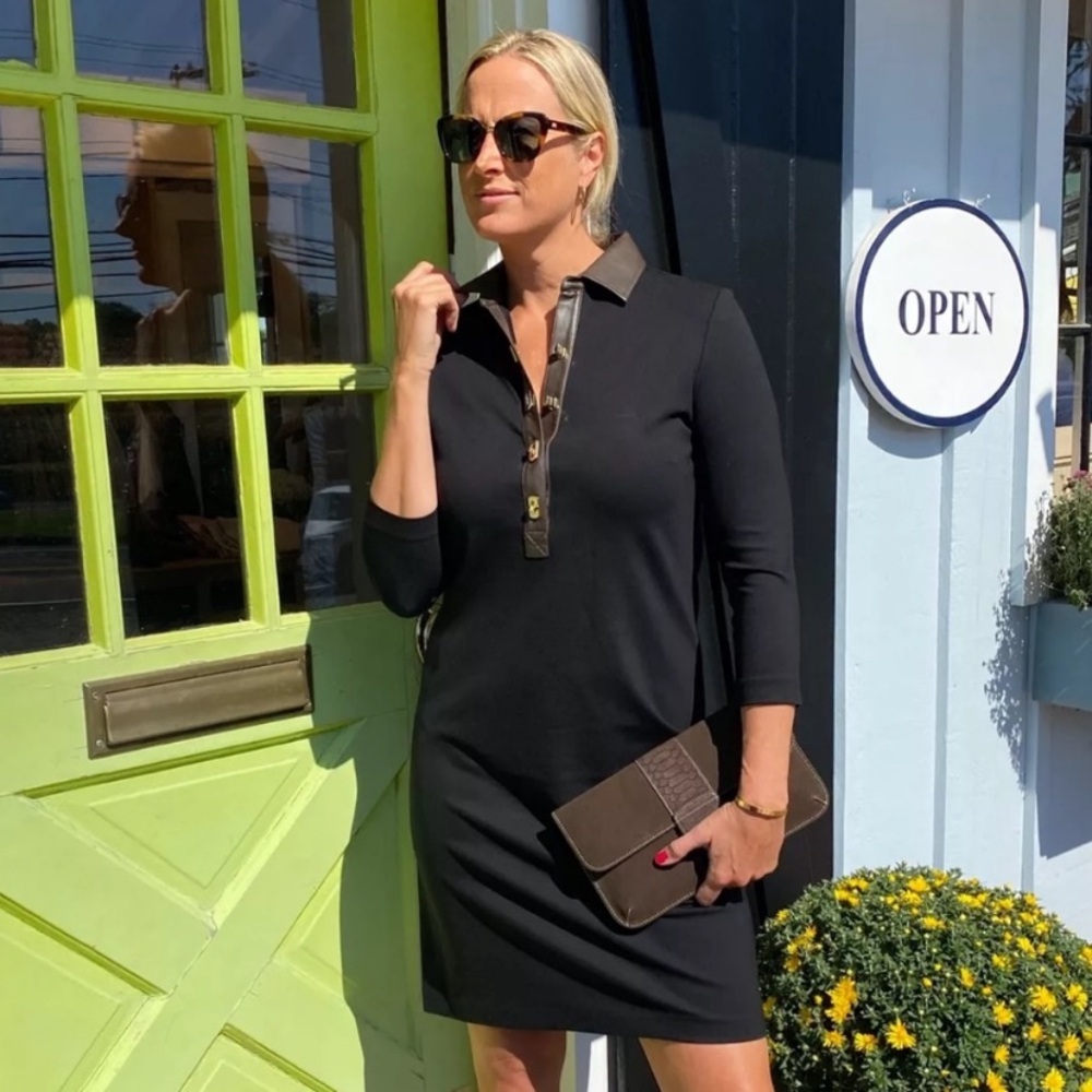 J.McLaughlin Falcon Dress Black Small